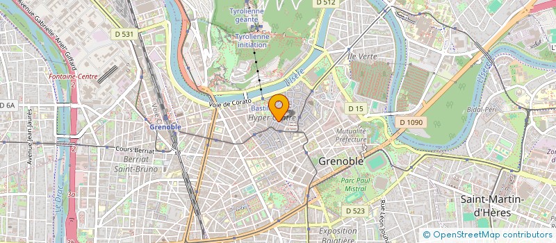 localisation de l'entreprise INST STENOGRAPHIQUE DE FRANCE  GRENOBLE