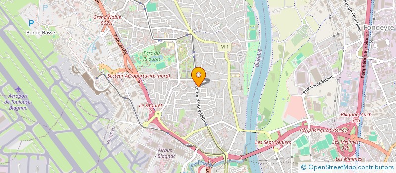 localisation de l'entreprise INST SUPERIEUR DE FORMATION PROF à BLAGNAC