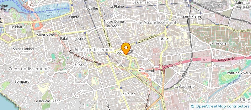 localisation de l'entreprise INST SUPERIEUR ENTREPRISE MARSEILLE  MARSEILLE