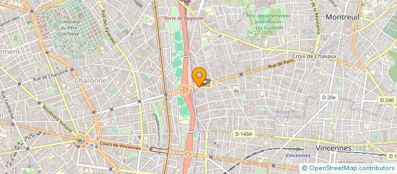 localisation de l'entreprise INST SYND ETUDES RECHERCHES ECON SOCIALE à MONTREUIL
