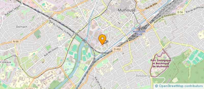 localisation de l'entreprise INST TECHNIQUES INGENIEUR INDUSTR ALSACE  MULHOUSE