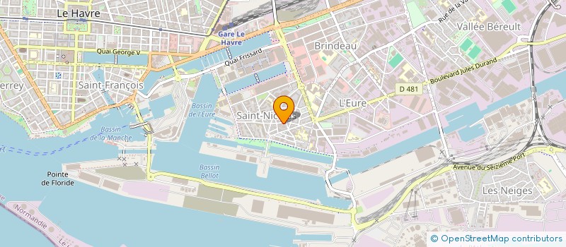 localisation de l'entreprise INSTA BURGER à LE HAVRE