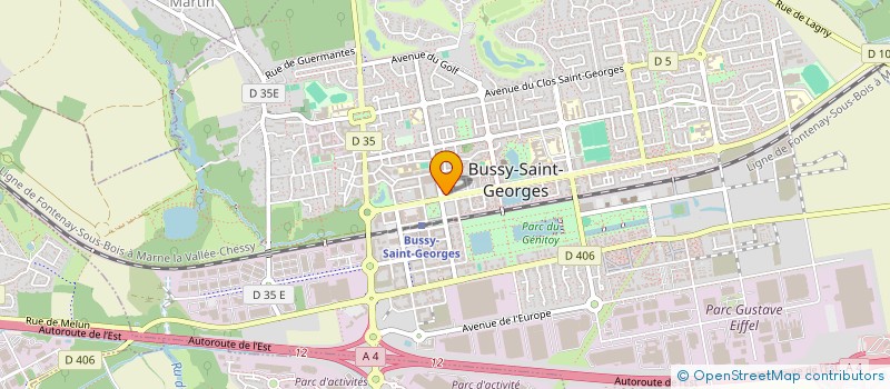 localisation de l'entreprise INSTA GLOBAL  BUSSY-SAINT-GEORGES