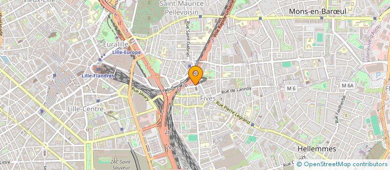 localisation de l'entreprise INSTABAT SOC à LILLE
