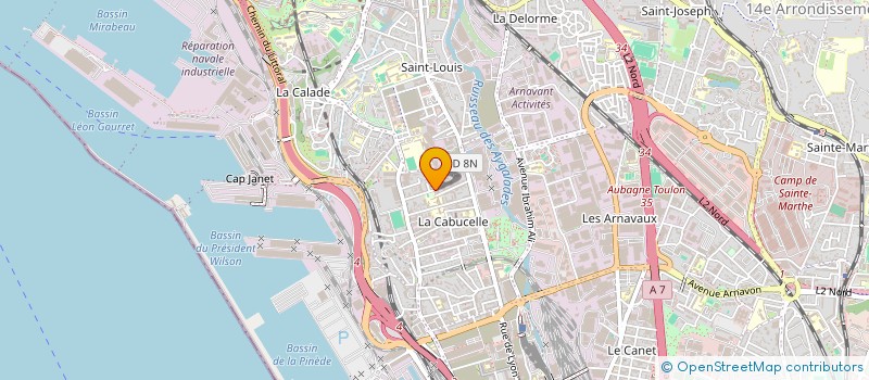 localisation de l'entreprise INSTAGRUME à MARSEILLE