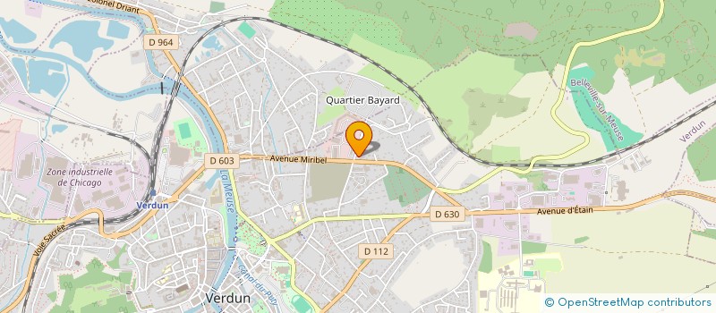 localisation de l'entreprise INSTAL à VERDUN