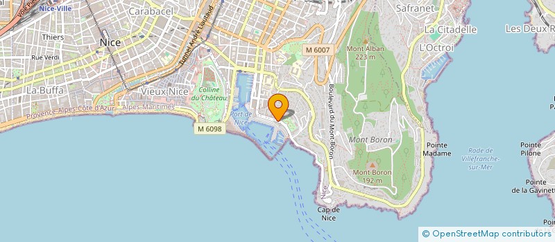 localisation de l'entreprise INSTAL FLAMMES à NICE