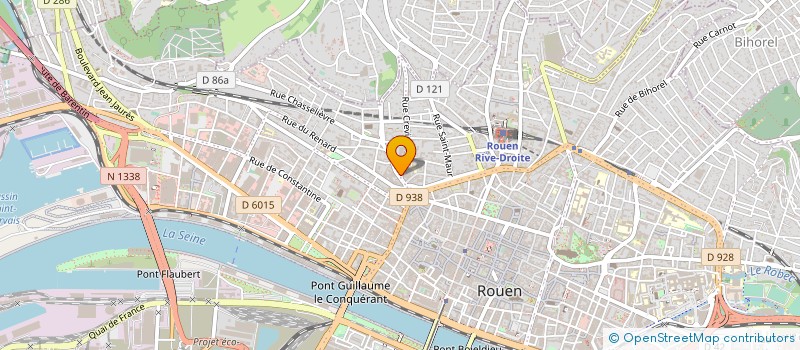 localisation de l'entreprise INSTAL'GAZ à ROUEN