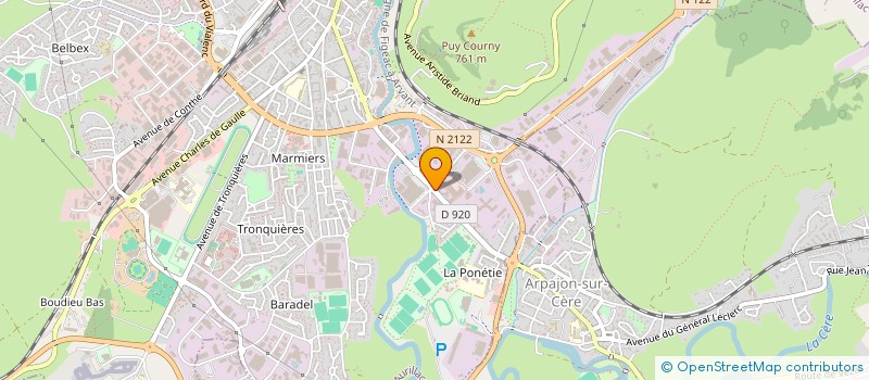 localisation de l'entreprise INSTAL MOBILIER à AURILLAC