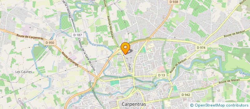 localisation de l'entreprise INSTAL PRO à CARPENTRAS