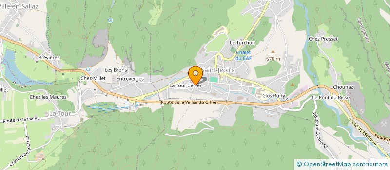 localisation de l'entreprise INSTAL'ROQUES  SAINT-JEOIRE