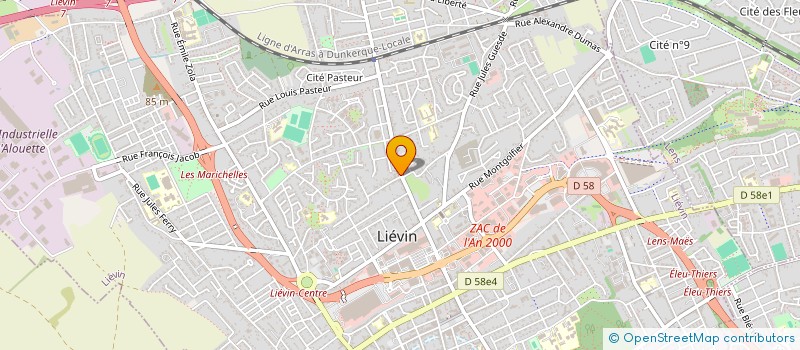 localisation de l'entreprise INSTAL'SERVICE  LIEVIN