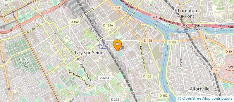 localisation de l'entreprise INSTALCOM à IVRY-SUR-SEINE