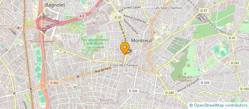 localisation de l'entreprise INSTALEARN à MONTREUIL