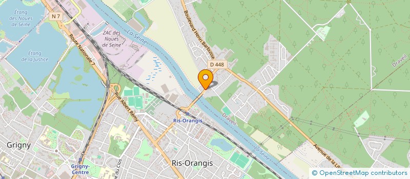 localisation de l'entreprise INSTALEC 91 à DRAVEIL