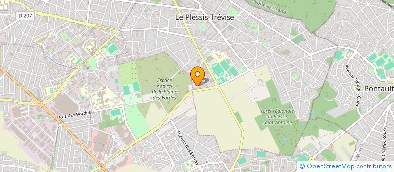 localisation de l'entreprise INSTALESPACE à LE PLESSIS-TREVISE