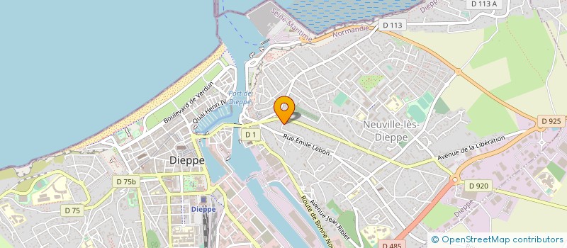 localisation de l'entreprise INSTALL'CONCEPT  DIEPPE