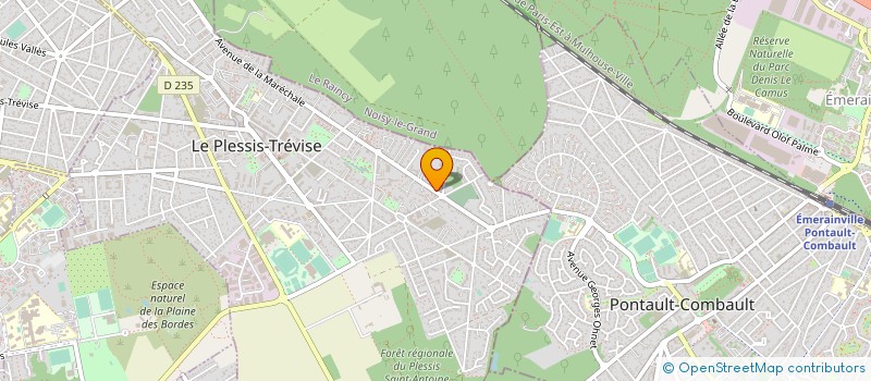 localisation de l'entreprise INSTALL DEPANN AUTO SYSTEME ELECTRONIQUE à LE PLESSIS-TREVISE