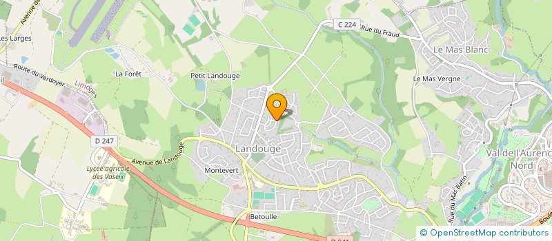 localisation de l'entreprise INSTALL FIBRE à LIMOGES