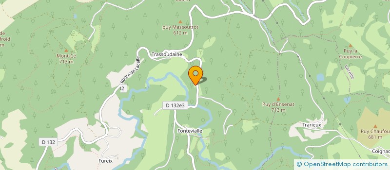 localisation de l'entreprise INSTALL LIMOUSIN  CHAMBERET