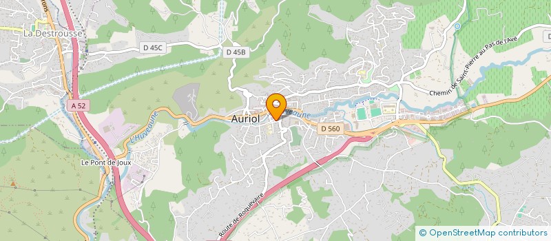 localisation de l'entreprise INSTALL MAINTENANCE TUYAUTERIE CHAUFFAGE à AURIOL