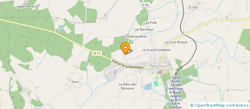 localisation de l'entreprise INSTALL PLUS à PELLEVOISIN