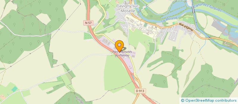 localisation de l'entreprise INSTALL POMPES FRANCE à FLAVIGNY-SUR-MOSELLE