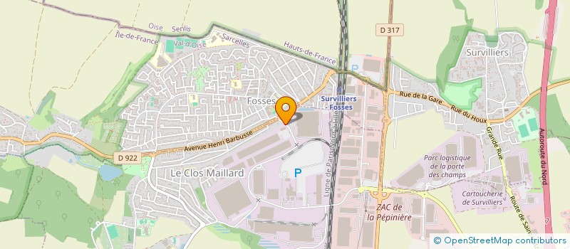 localisation de l'entreprise INSTALL'RACK  MARLY-LA-VILLE