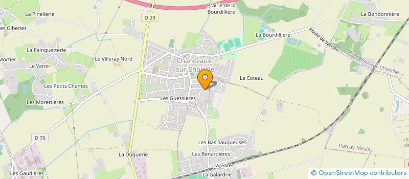 localisation de l'entreprise INSTALLATATION ET CABLAGE TELEPHONIQUE à CHANCEAUX-SUR-CHOISILLE