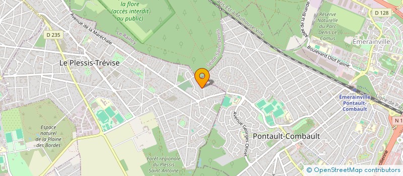 localisation de l'entreprise INSTALLATEUR RESEAUX ENERGETIQUE à LE PLESSIS-TREVISE