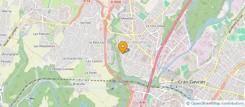 localisation de l'entreprise INSTALLATEUR SANITAIRE CHAUFFAGE DEPANNAGE à ANNECY