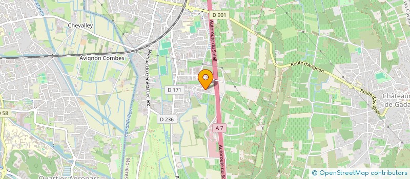 localisation de l'entreprise INSTALLATION CHAUFFAGE PLOMBERIE  MORIERES-LES-AVIGNON