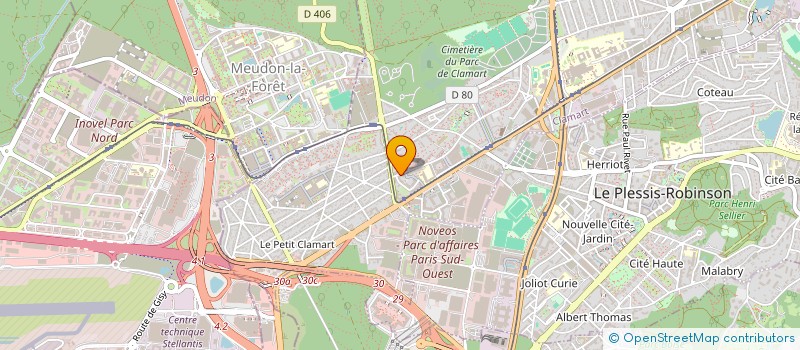 localisation de l'entreprise INSTALLATION DE FRANCE à CLAMART