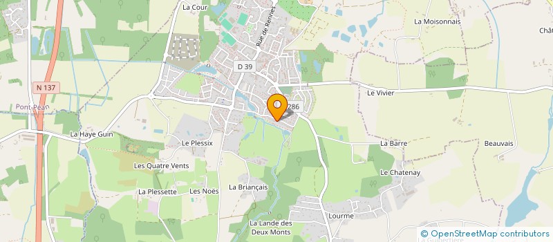 localisation de l'entreprise INSTALLATION DEPANNAGE ALARME à ORGERES