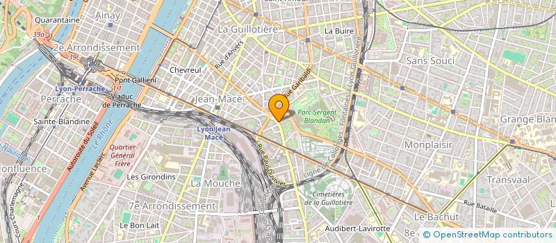 localisation de l'entreprise INSTALLATION DEPANNAGE ENERGIES NOUVELLES IDEN  LYON