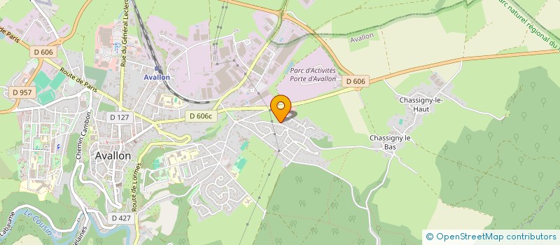localisation de l'entreprise INSTALLATION DEPANNAGE FROID à AVALLON