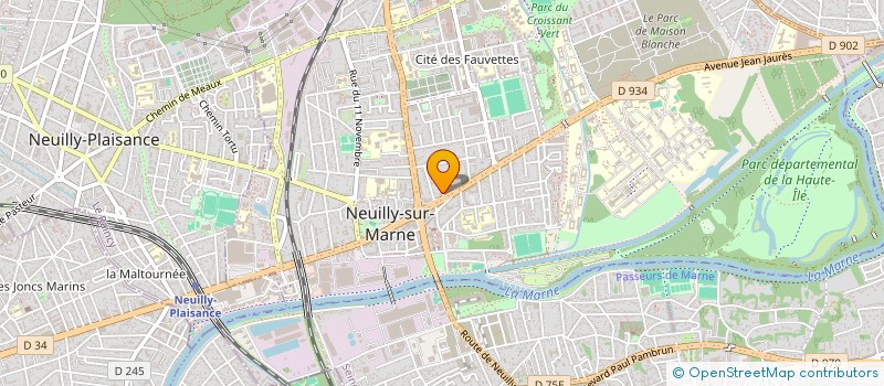 localisation de l'entreprise INSTALLATION DEPANNAGE GRANDES CUISINES à NEUILLY-SUR-MARNE