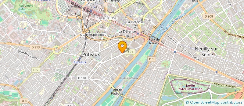 localisation de l'entreprise INSTALLATION DEPANNAGE PLOMBERIE  PUTEAUX