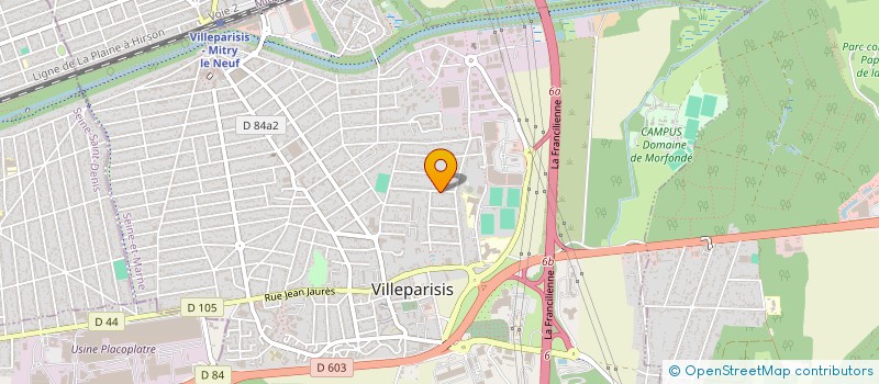 localisation de l'entreprise INSTALLATION DEPANNAGE SECURITE à VILLEPARISIS