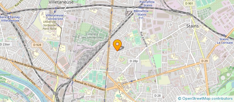 localisation de l'entreprise INSTALLATION ELECTRIQUE ILES DE FRANCE à PIERREFITTE-SUR-SEINE