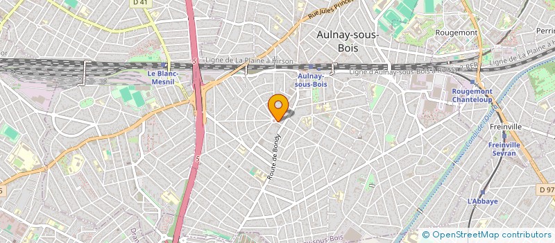 localisation de l'entreprise INSTALLATION ET CONEXION à AULNAY-SOUS-BOIS