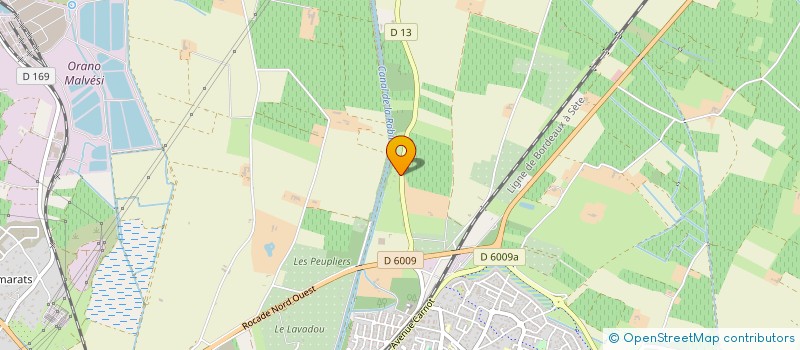 localisation de l'entreprise INSTALLATION ET MAINTENANCE DE GARAGE IMG  NARBONNE