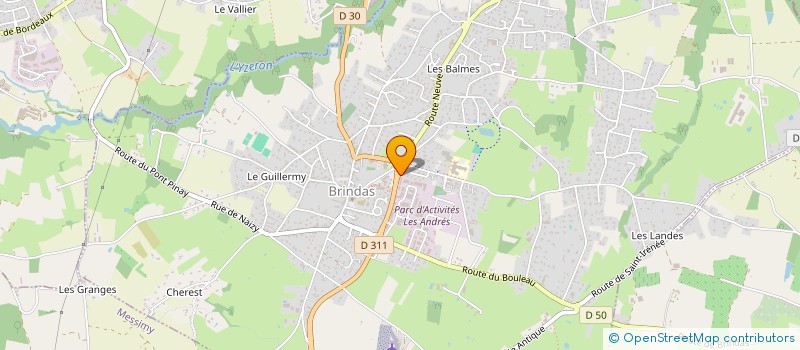 localisation de l'entreprise INSTALLATION ET MAINTENANCE DEVELOPPEMENT à BRINDAS