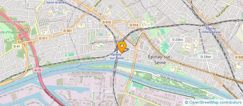 localisation de l'entreprise INSTALLATION FROID ET CHAUD à EPINAY-SUR-SEINE