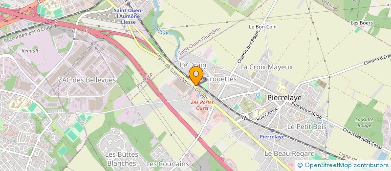 localisation de l'entreprise INSTALLATION GARDE DETECTION à PIERRELAYE