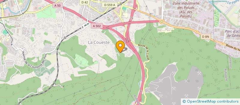 localisation de l'entreprise INSTALLATION INFORMAT ASSIST SCE à AUBAGNE