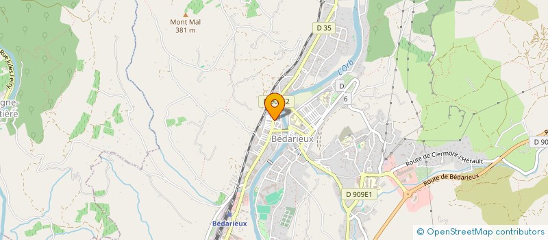 localisation de l'entreprise INSTALLATION & MAINTENANCE BEDARICIENNE à BEDARIEUX