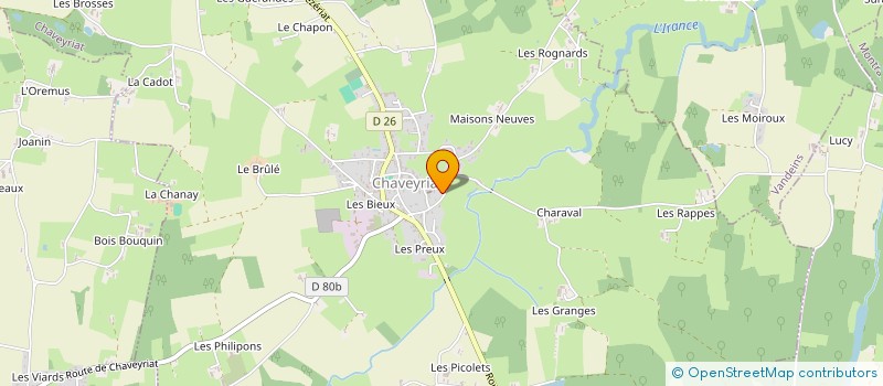 localisation de l'entreprise INSTALLATION MAINTENANCE SERVICE APRES VENTE EQUIPEMENT ELECTRO-TECHNIQUE - IMS2E à CHAVEYRIAT