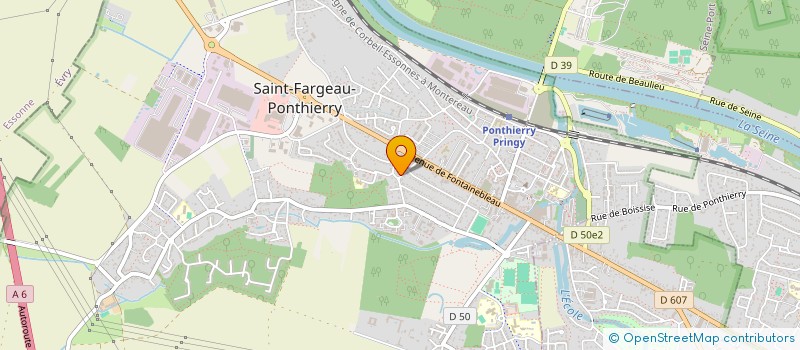 localisation de l'entreprise INSTALLATION MODERNISATION PLOMBERIE ELECTRICITE CHAUFFAGE à SAINT-FARGEAU-PONTHIERRY