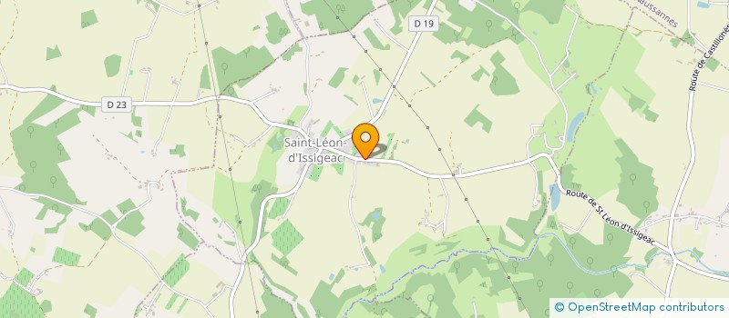 localisation de l'entreprise INSTALLATION PLOMBERIE SANITAIRE CHAUFFAGE 24  SAINT-LEON-D'ISSIGEAC